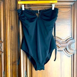VS Bandeau one piece Swimsuit in BLK Sz L